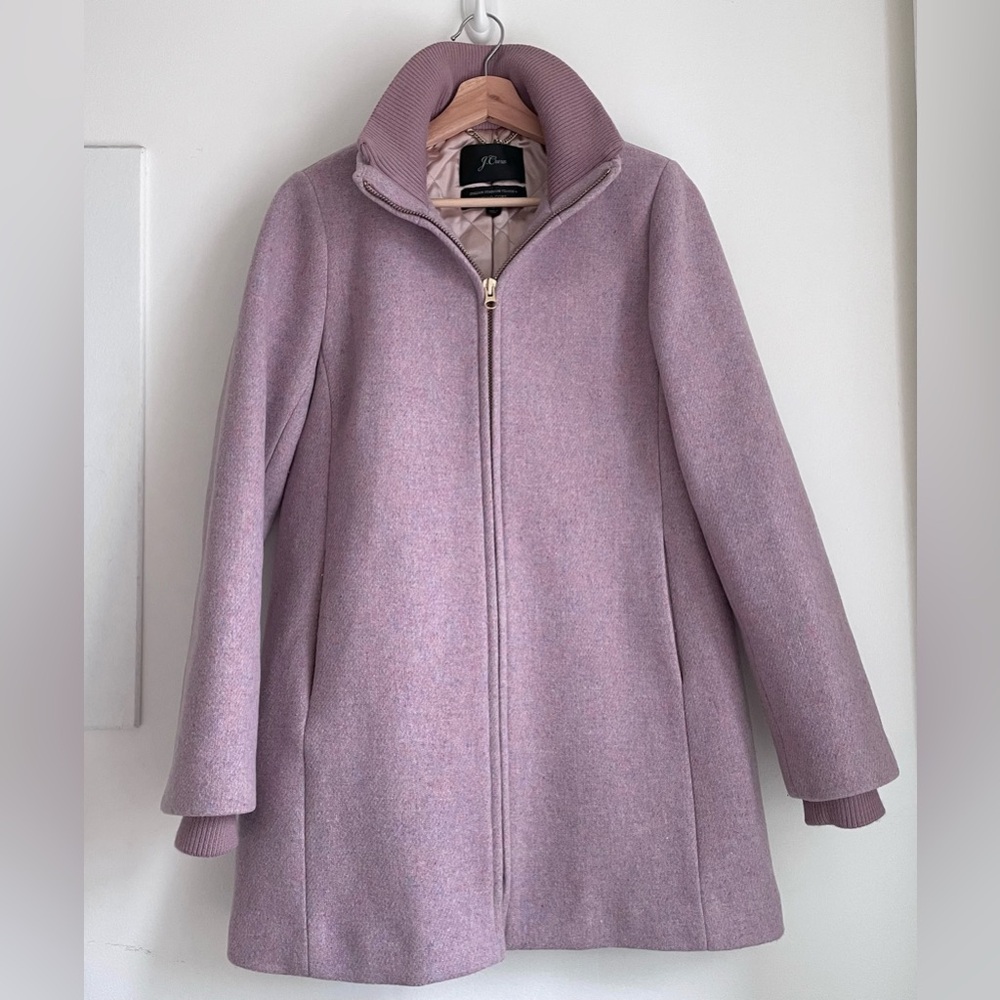 JCrew Lodge Coat in Italian Stadium Cloth Wool